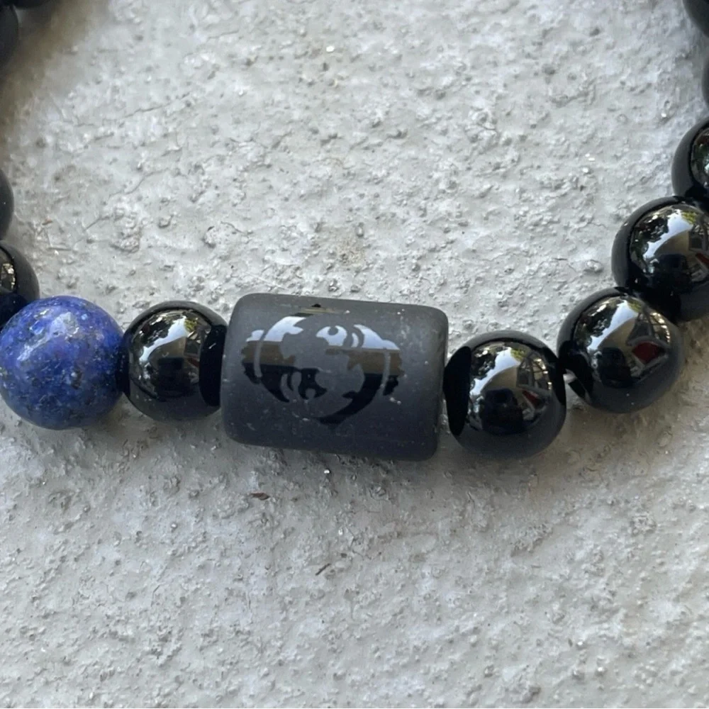 PISCES Beaded Bracelet 8mm Beads